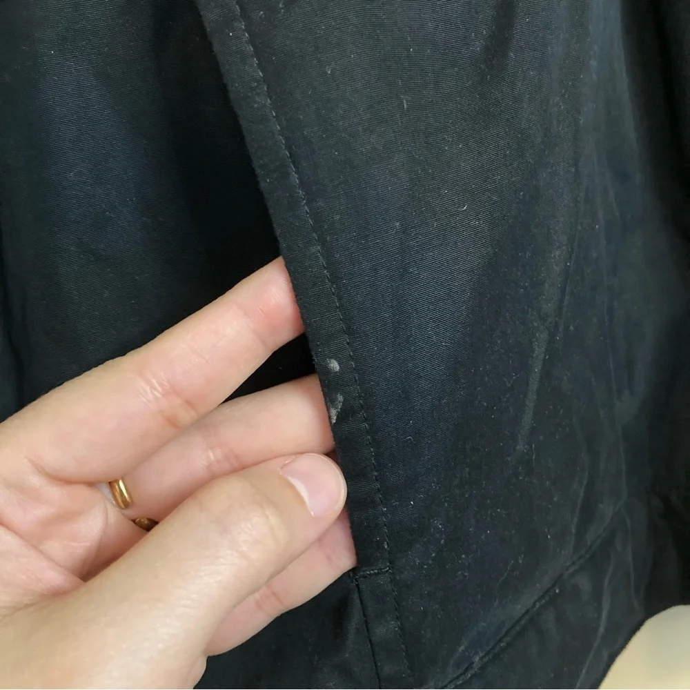 Dockers Barn Jacket Chore Coat Field Coat Men’s XL Sherpa-lined Collar Black Tan - Picture 14 of 15